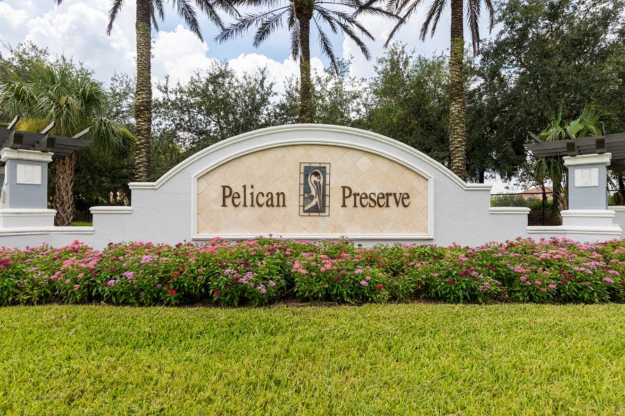 Pelican Preserve entrance